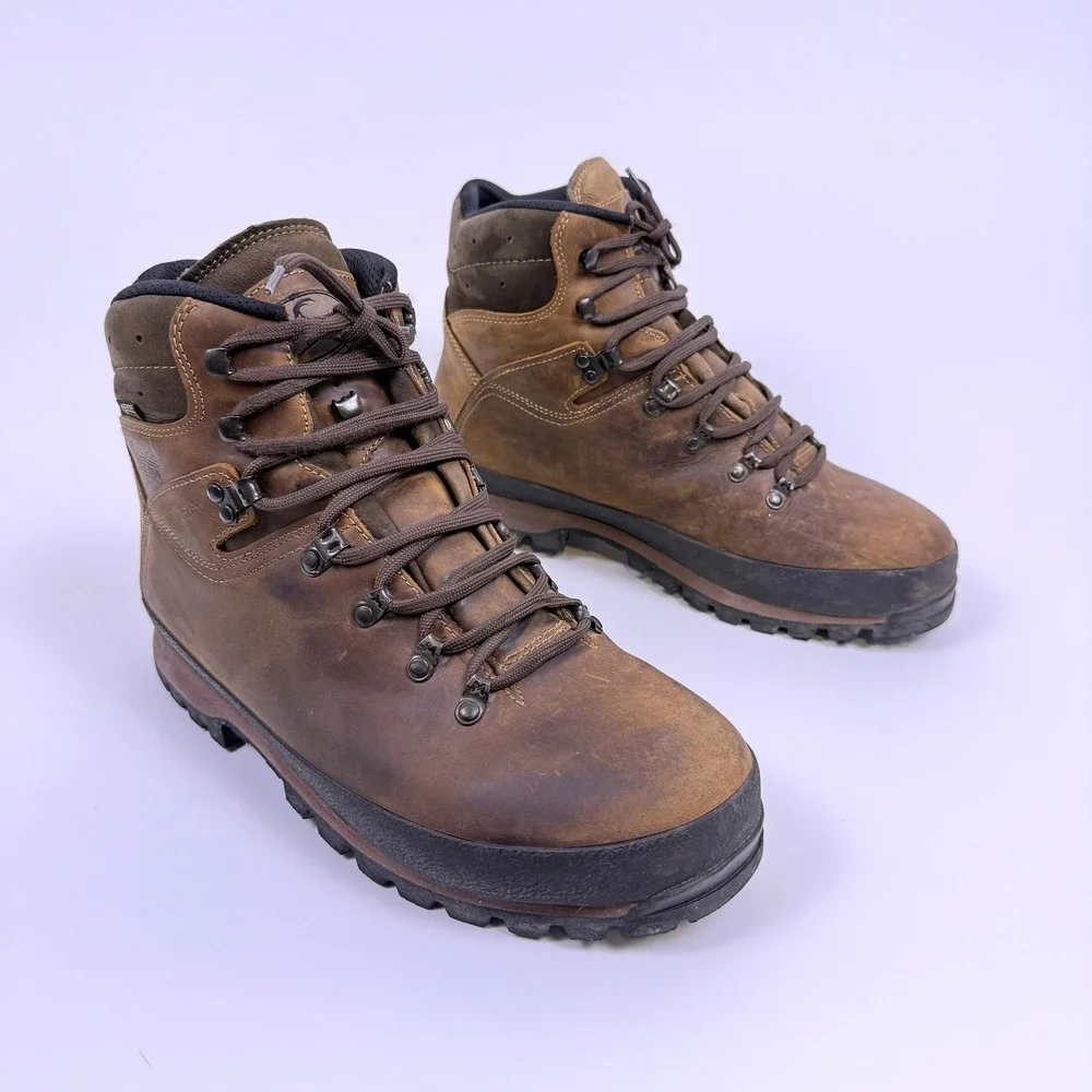 Cabela's Meindl Hiking Boots Pflege II Mens 13 EE Vibram Leather GoreTex Hunting